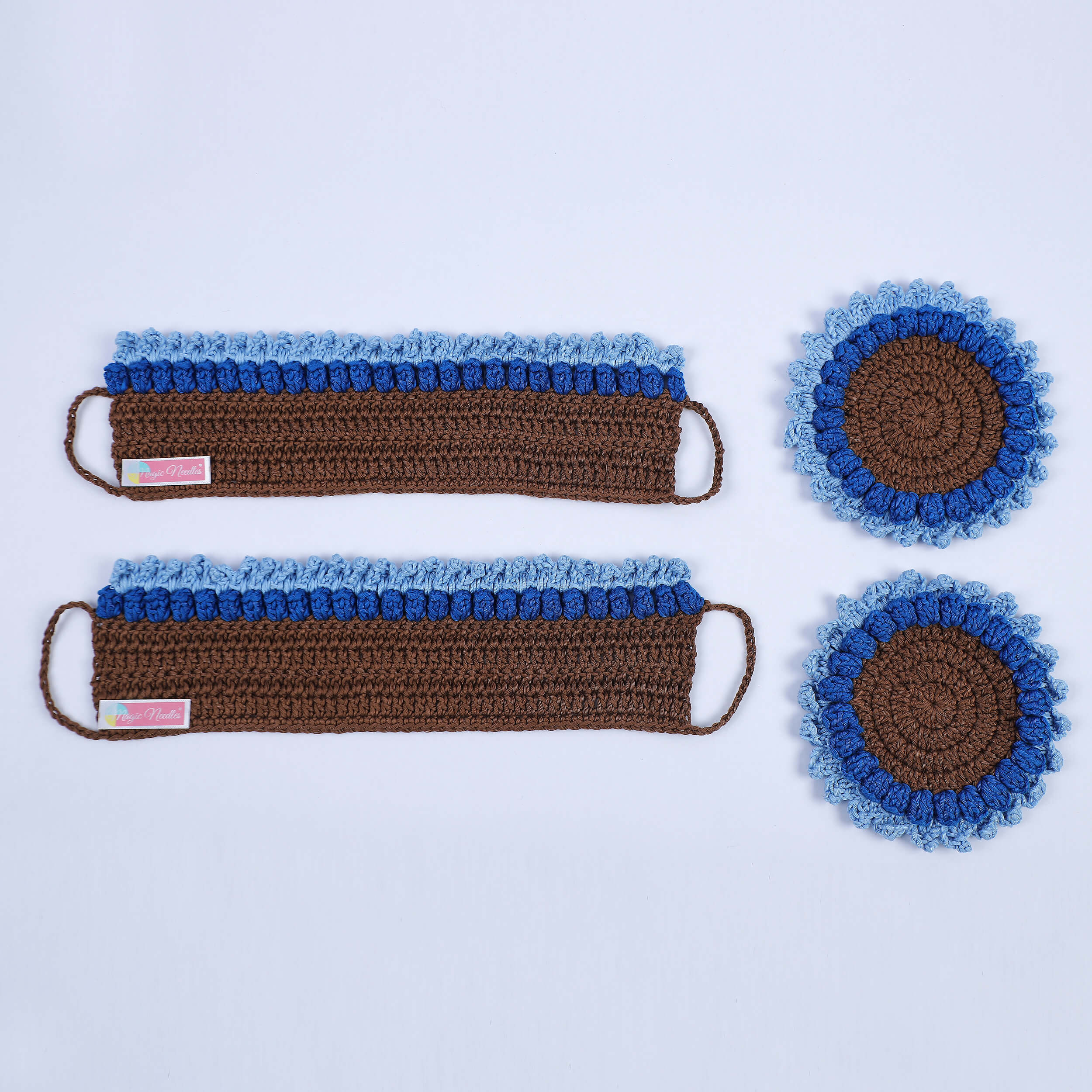 Crochet Cup Cozy and Coaster Set - 10595