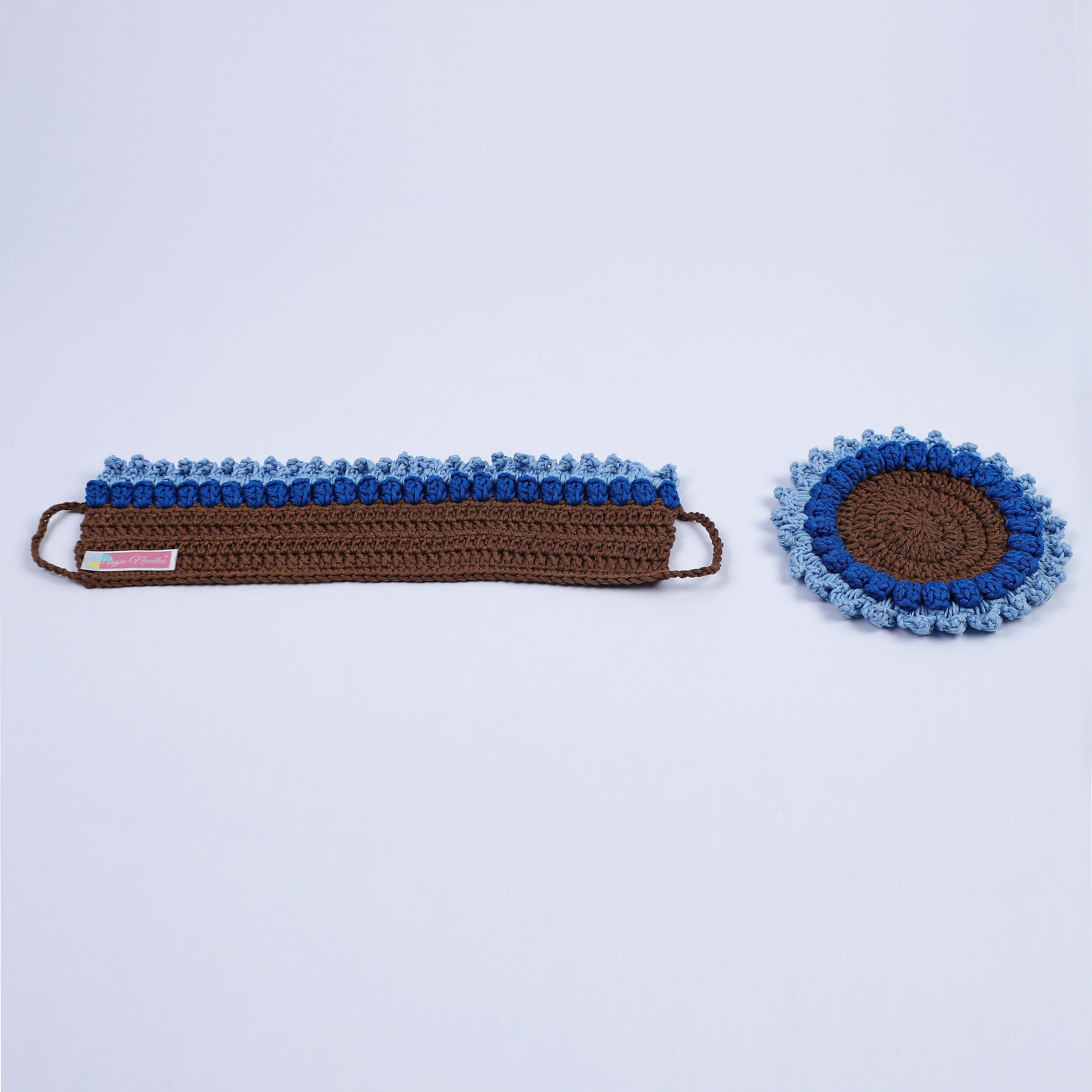 Crochet Cup Cozy and Coaster Set - 10595