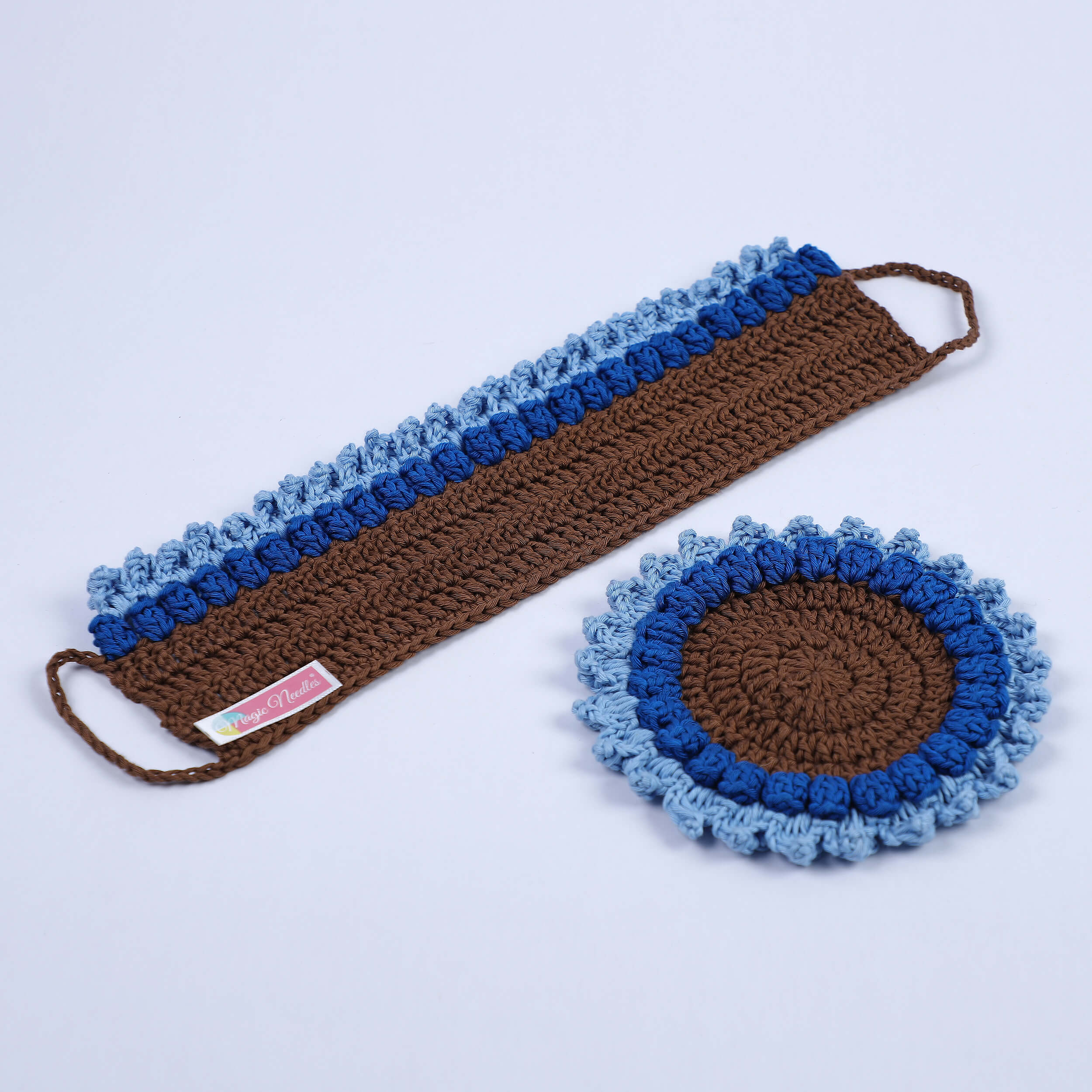 Crochet Cup Cozy and Coaster Set - 10595