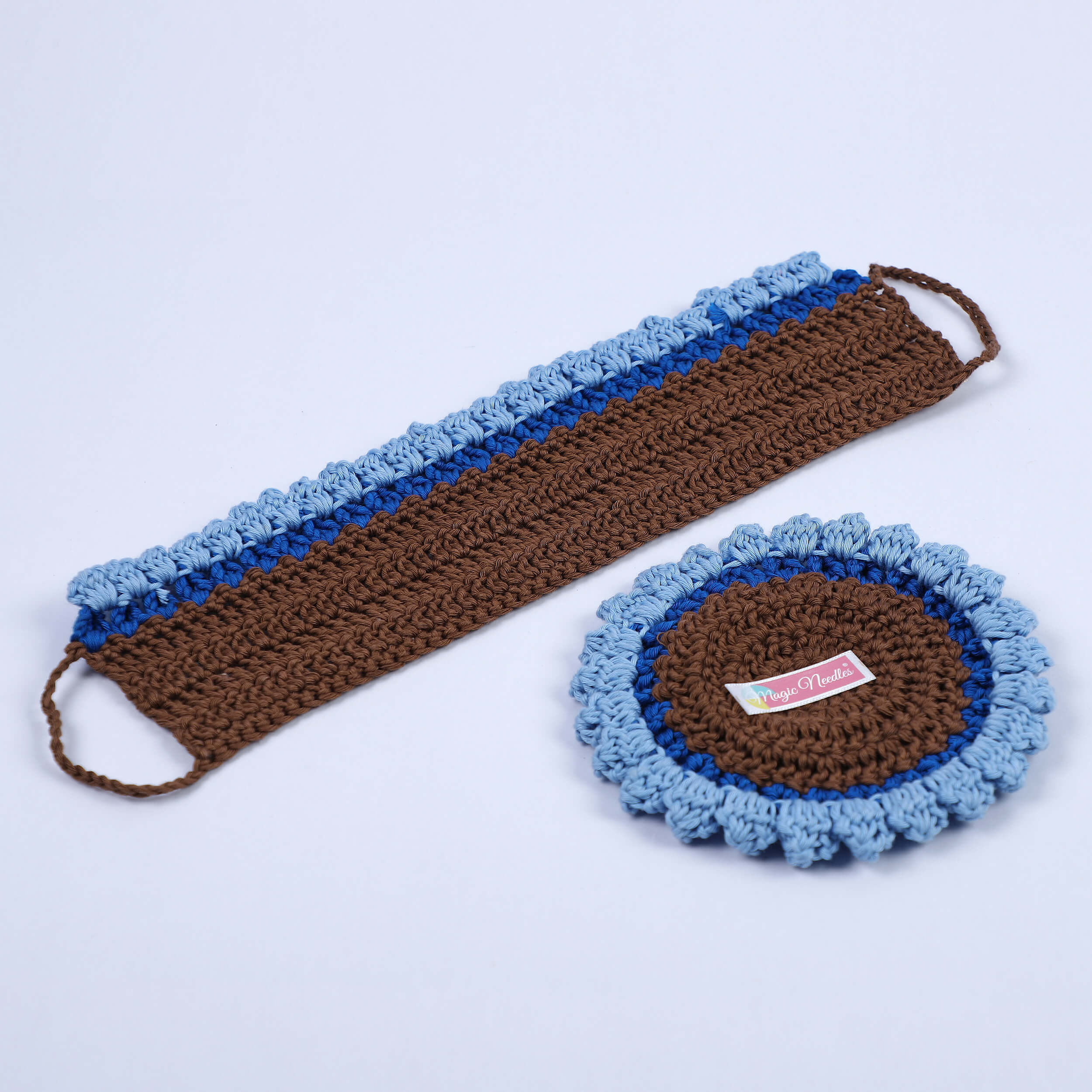Crochet Cup Cozy and Coaster Set - 10595