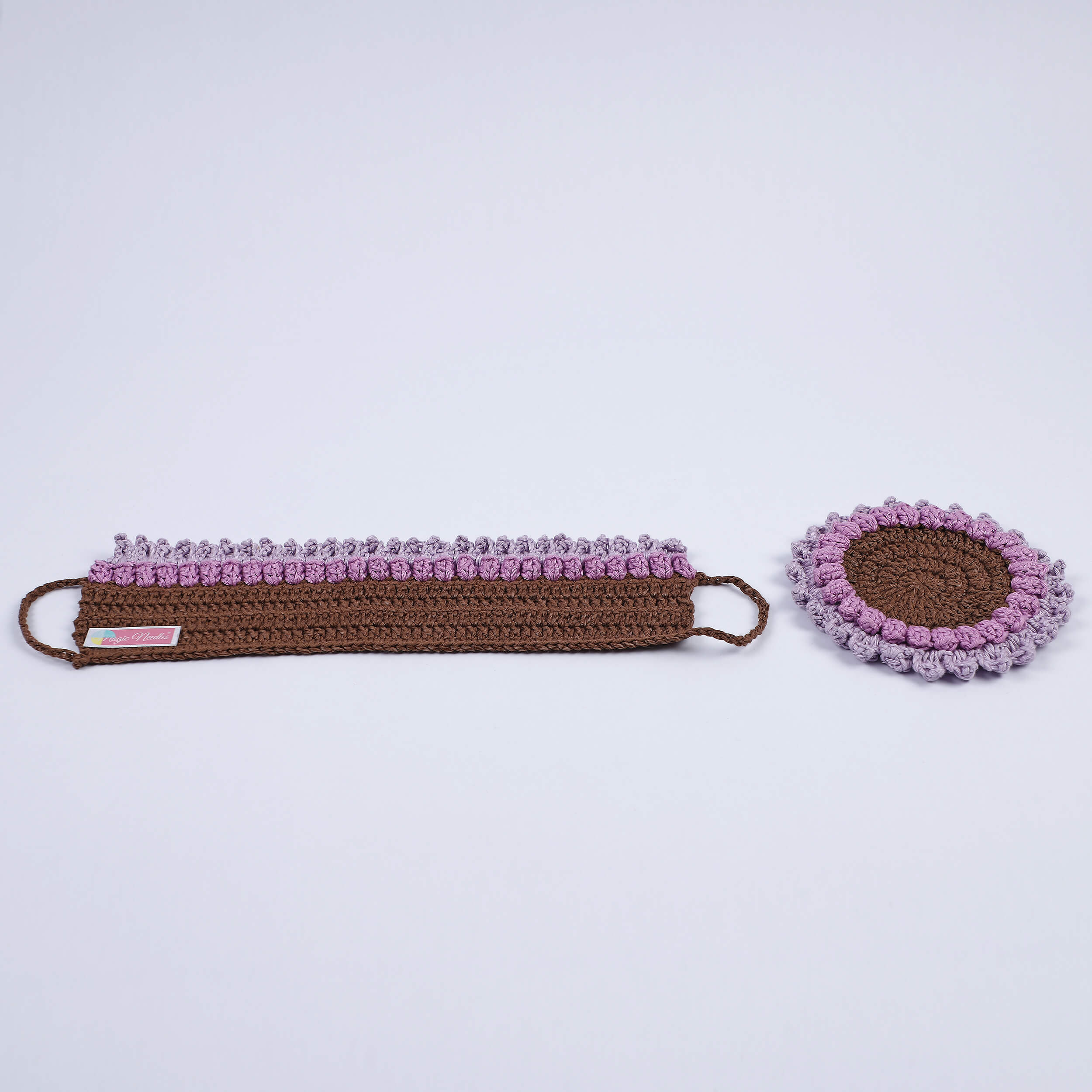 Crochet Cup Cozy and Coaster Set - 10596