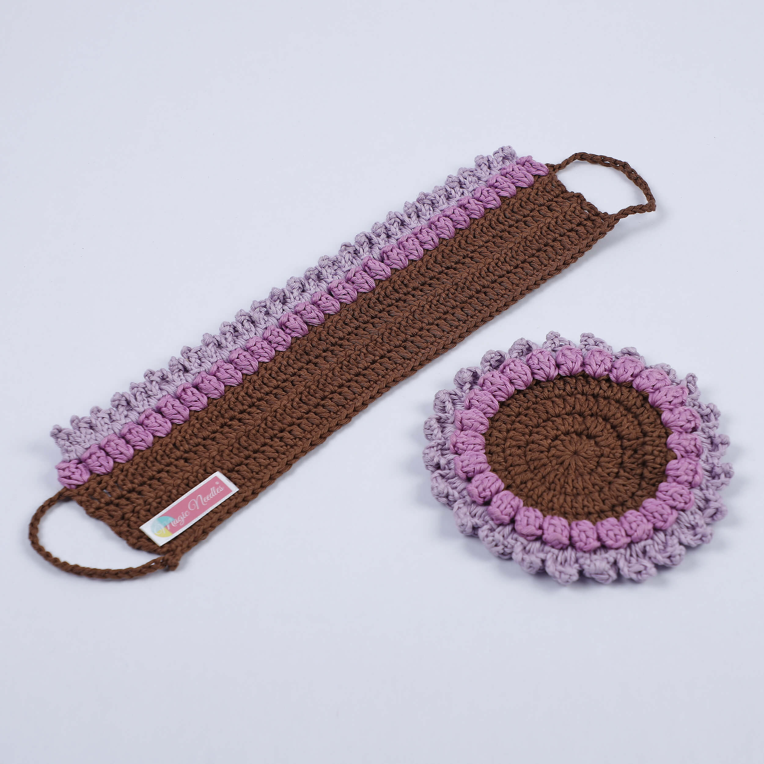 Crochet Cup Cozy and Coaster Set - 10596