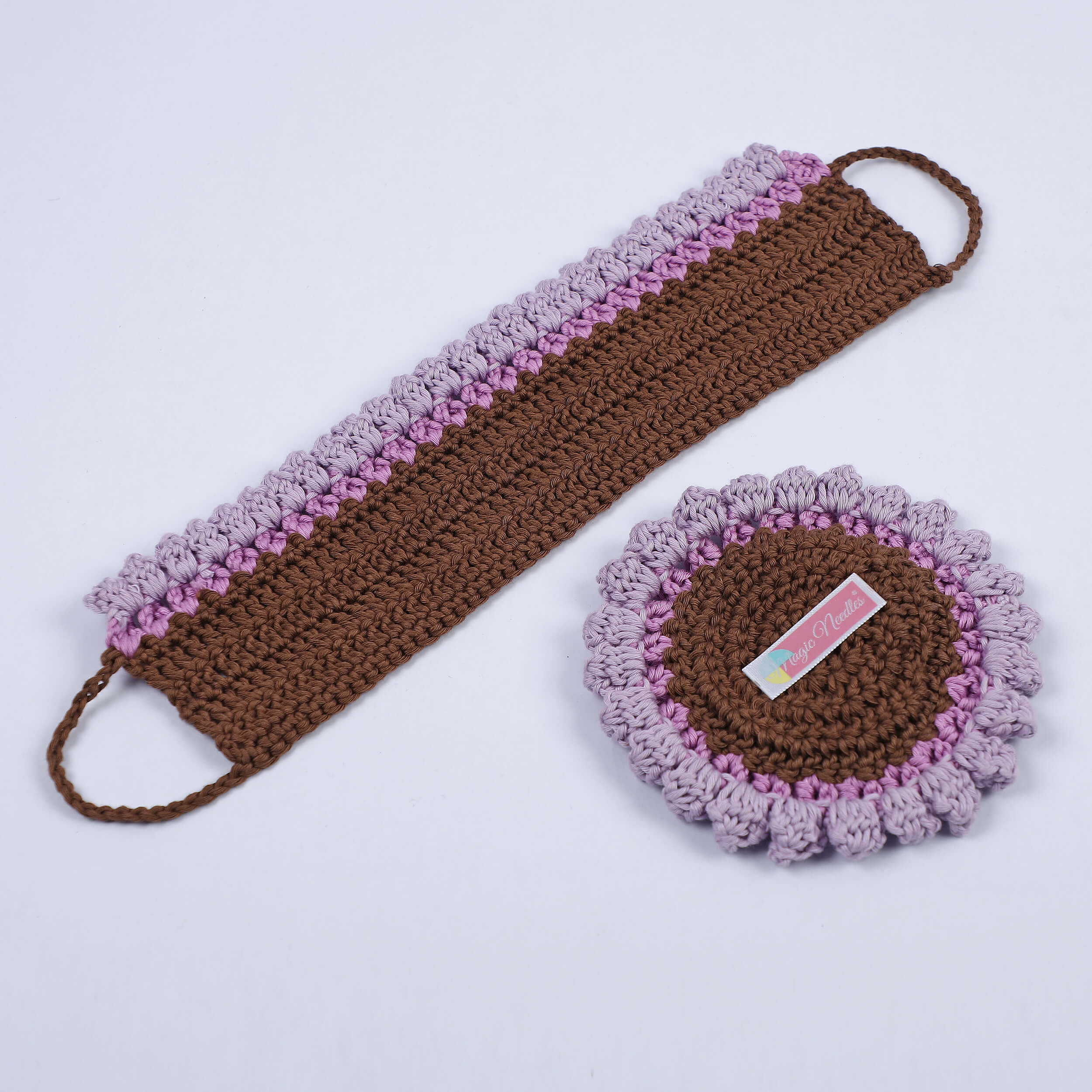 Crochet Cup Cozy and Coaster Set - 10596