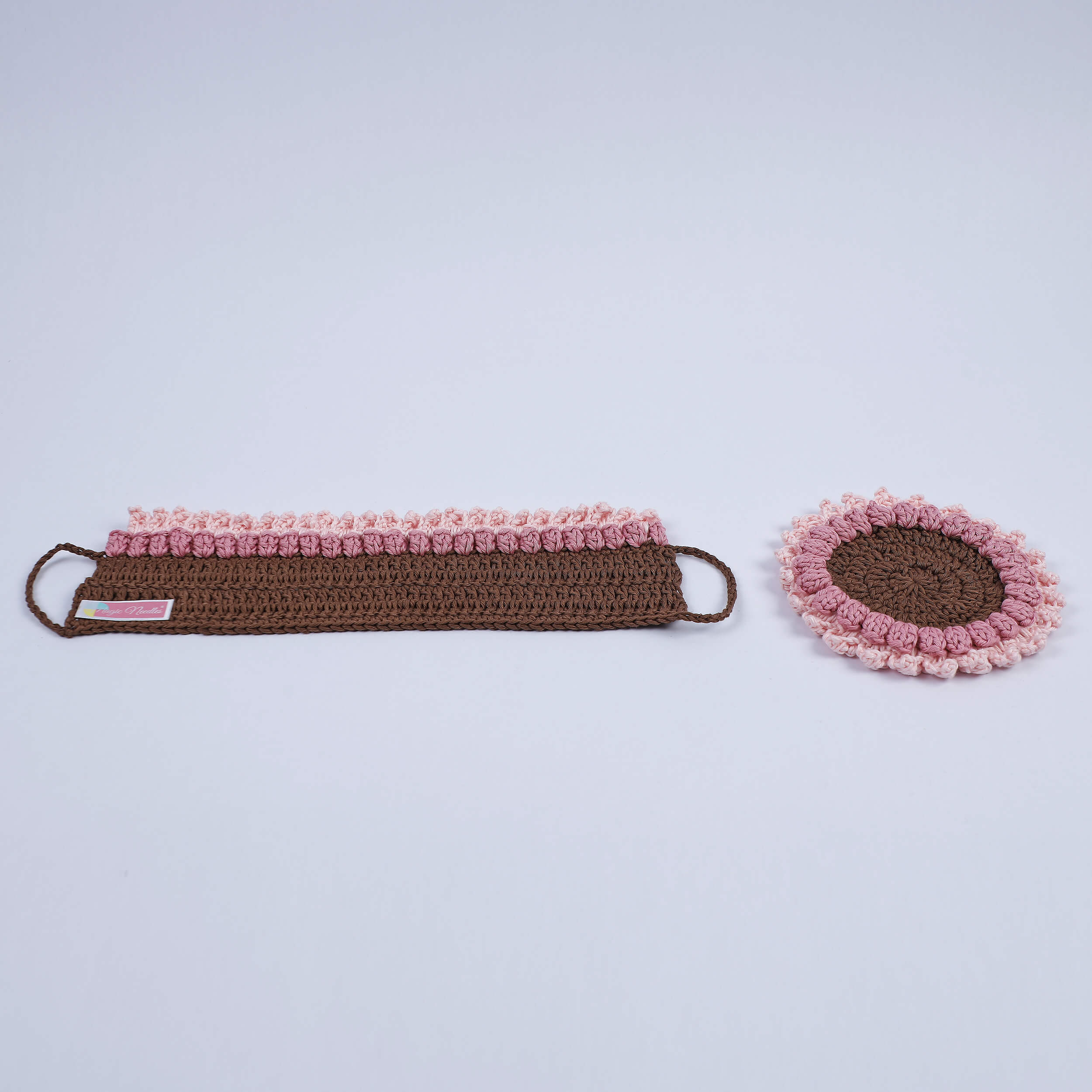 Crochet Cup Cozy and Coaster Set - 10597