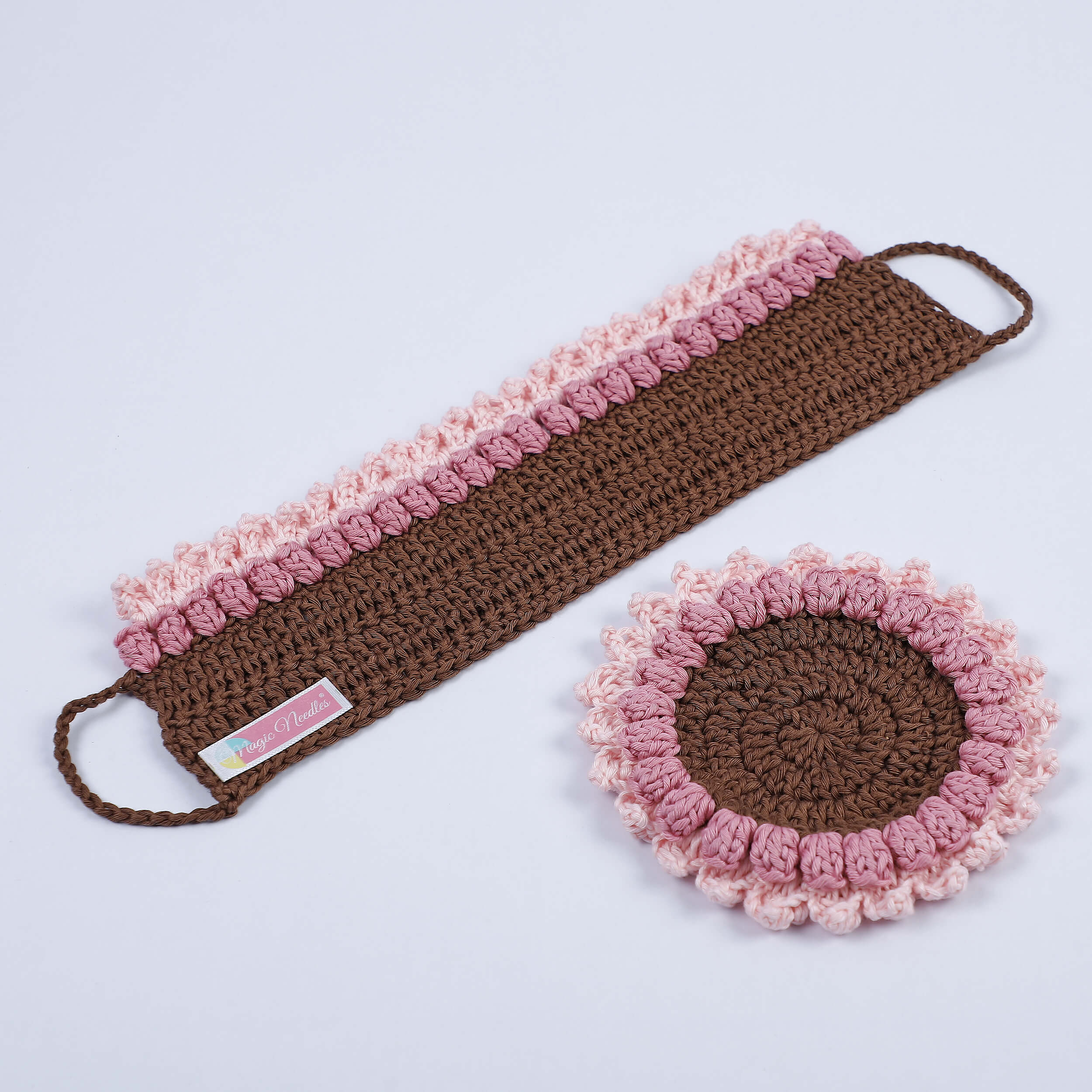 Crochet Cup Cozy and Coaster Set - 10597