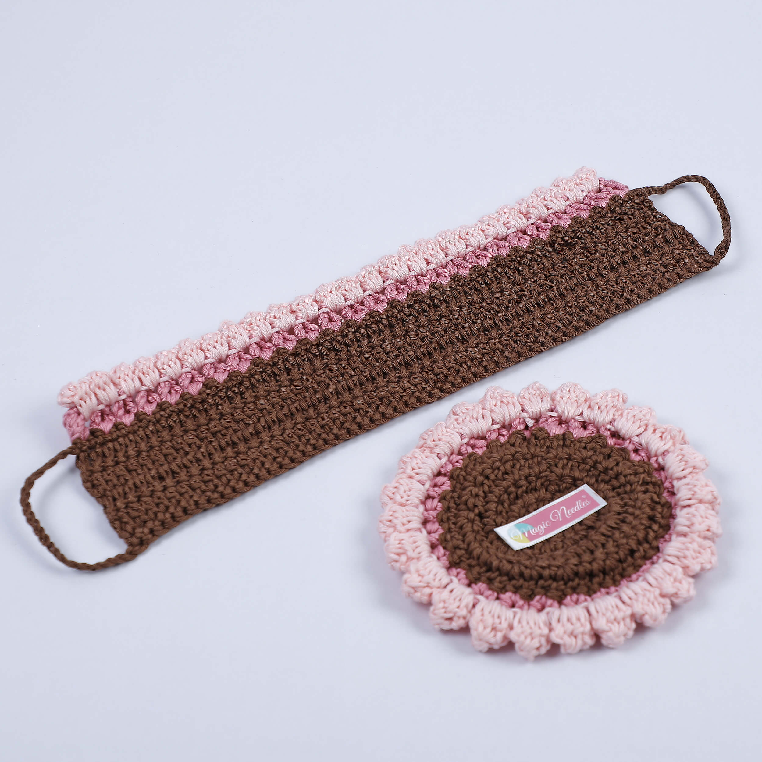 Crochet Cup Cozy and Coaster Set - 10597