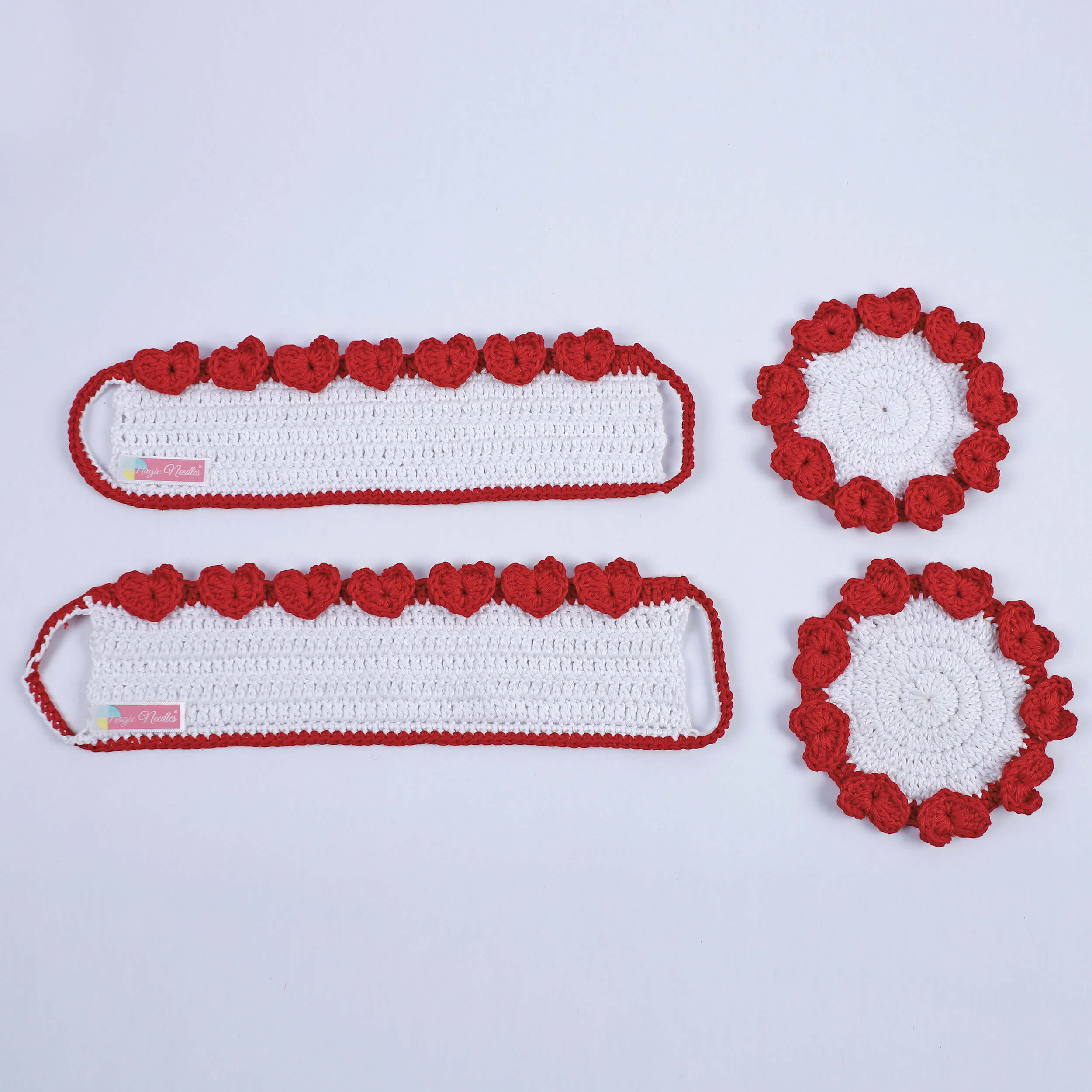 Crochet Cup Cozy and Coaster Set - 10598