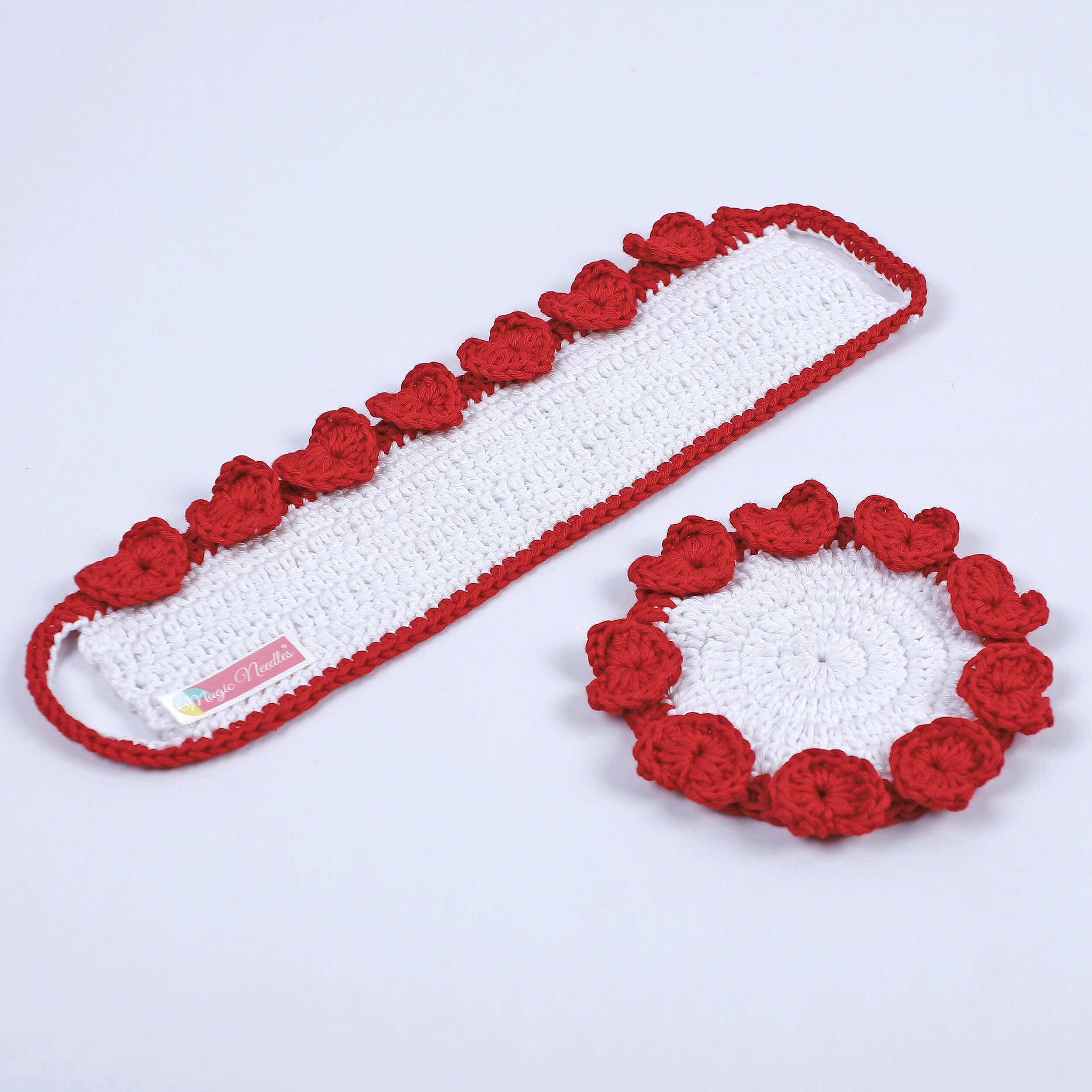 Crochet Cup Cozy and Coaster Set - 10598