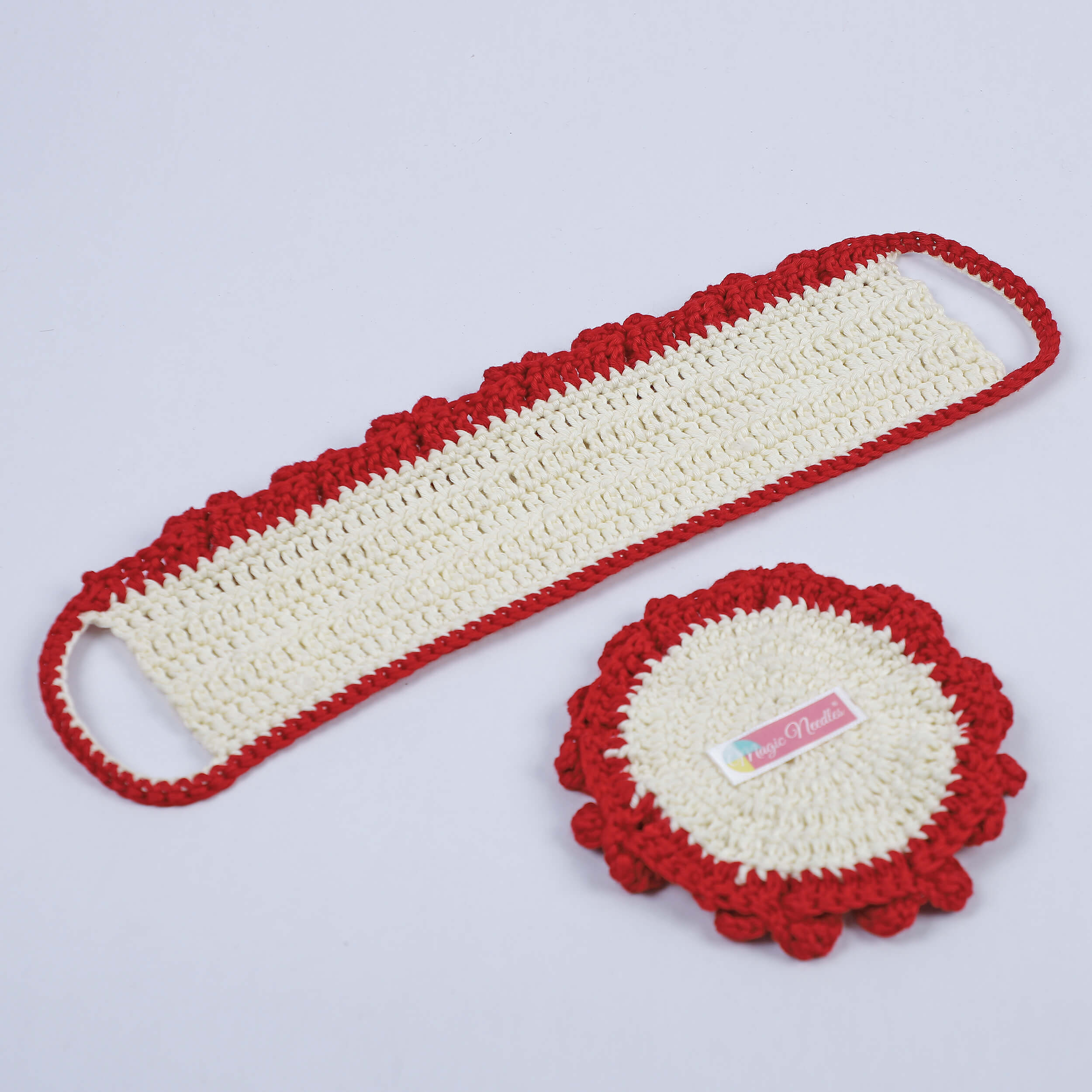 Crochet Cup Cozy and Coaster Set - 10599