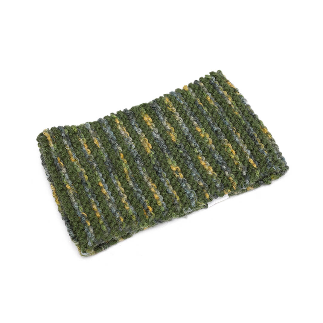 Hand Knitted Woolen Headband - Khaki 10665