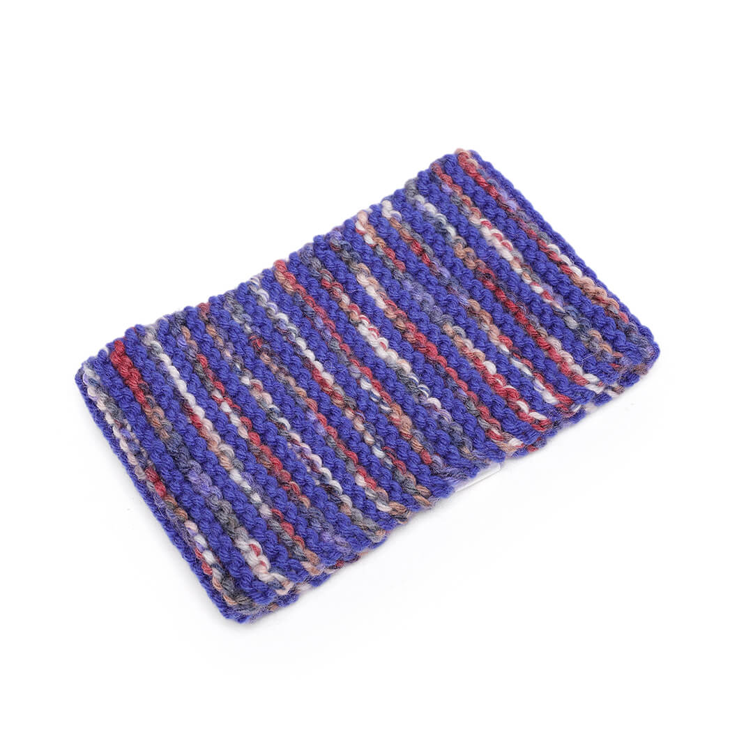 Hand Knitted Woolen Headband - Royal Blue 10666