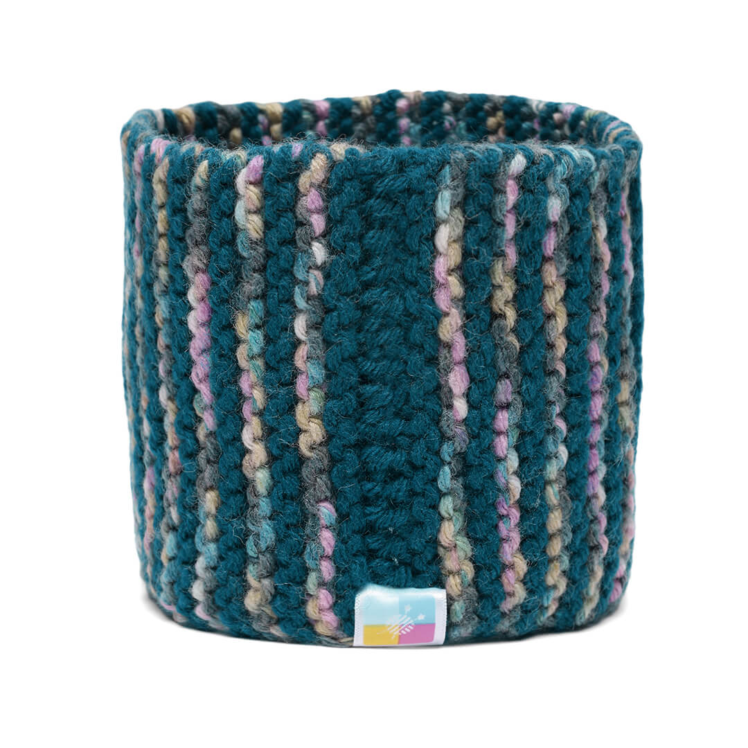 Hand Knitted Woolen Headband - Waterfall 10667