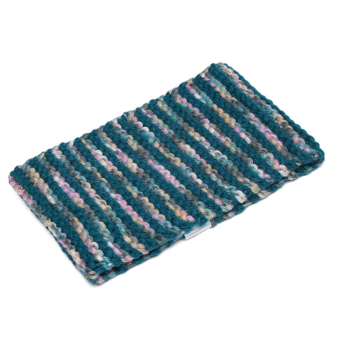 Hand Knitted Woolen Headband - Waterfall 10667