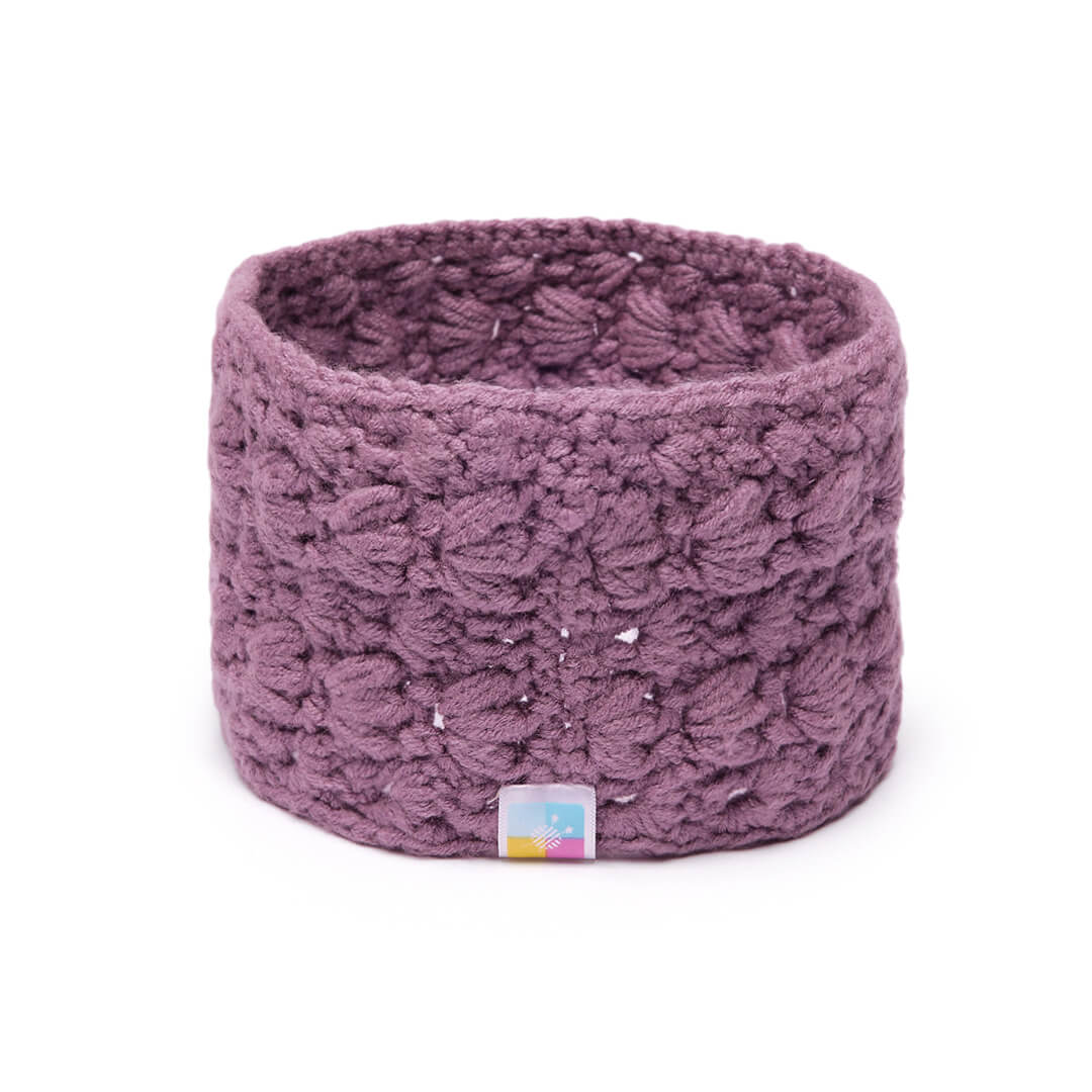 Handmade Crochet Designer Headband - Purple Haze 10705