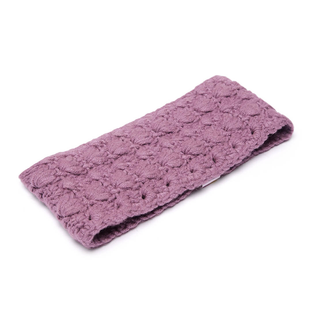 Handmade Crochet Designer Headband - Purple Haze 10705