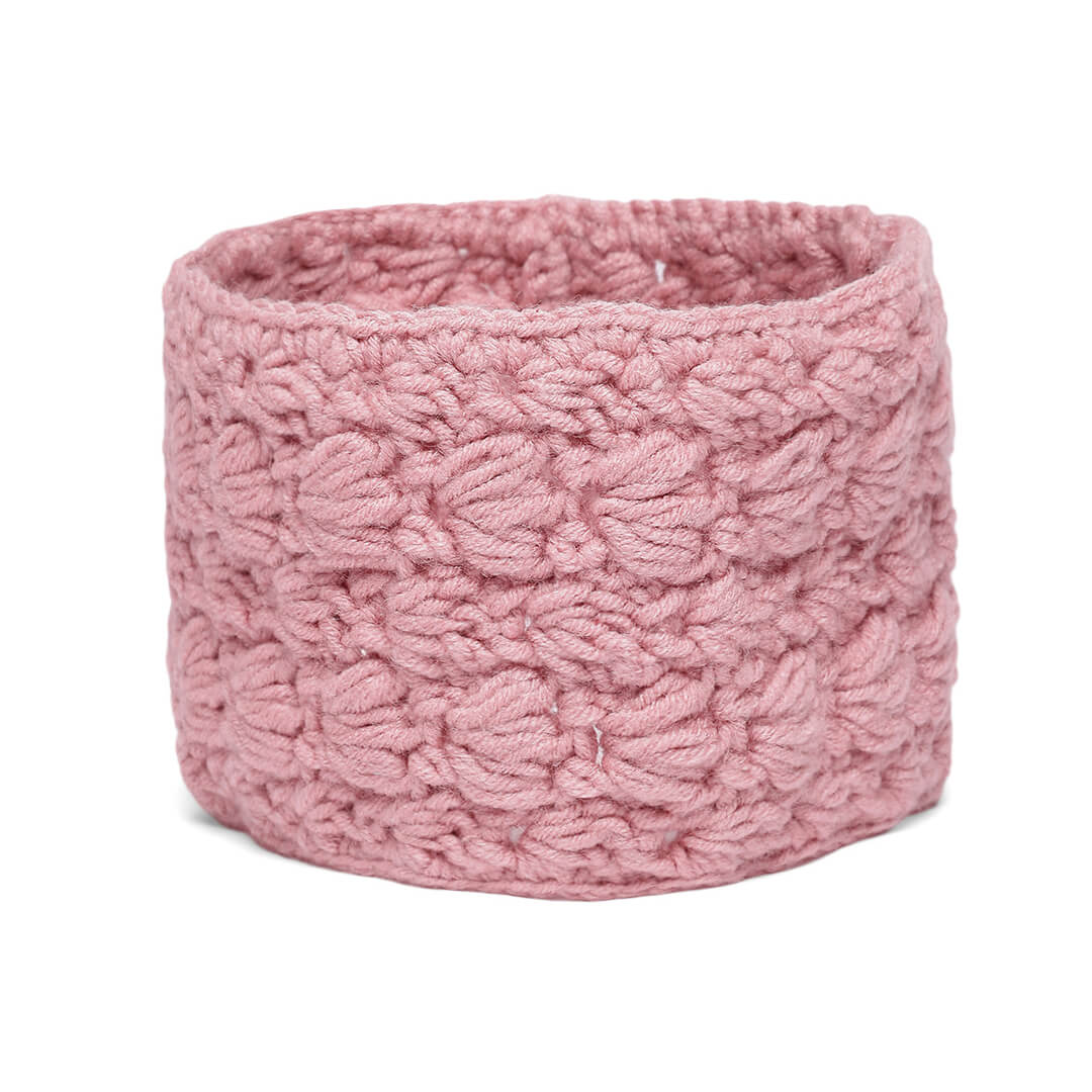 Handmade Crochet Designer Headband - Pretty Pink 10707