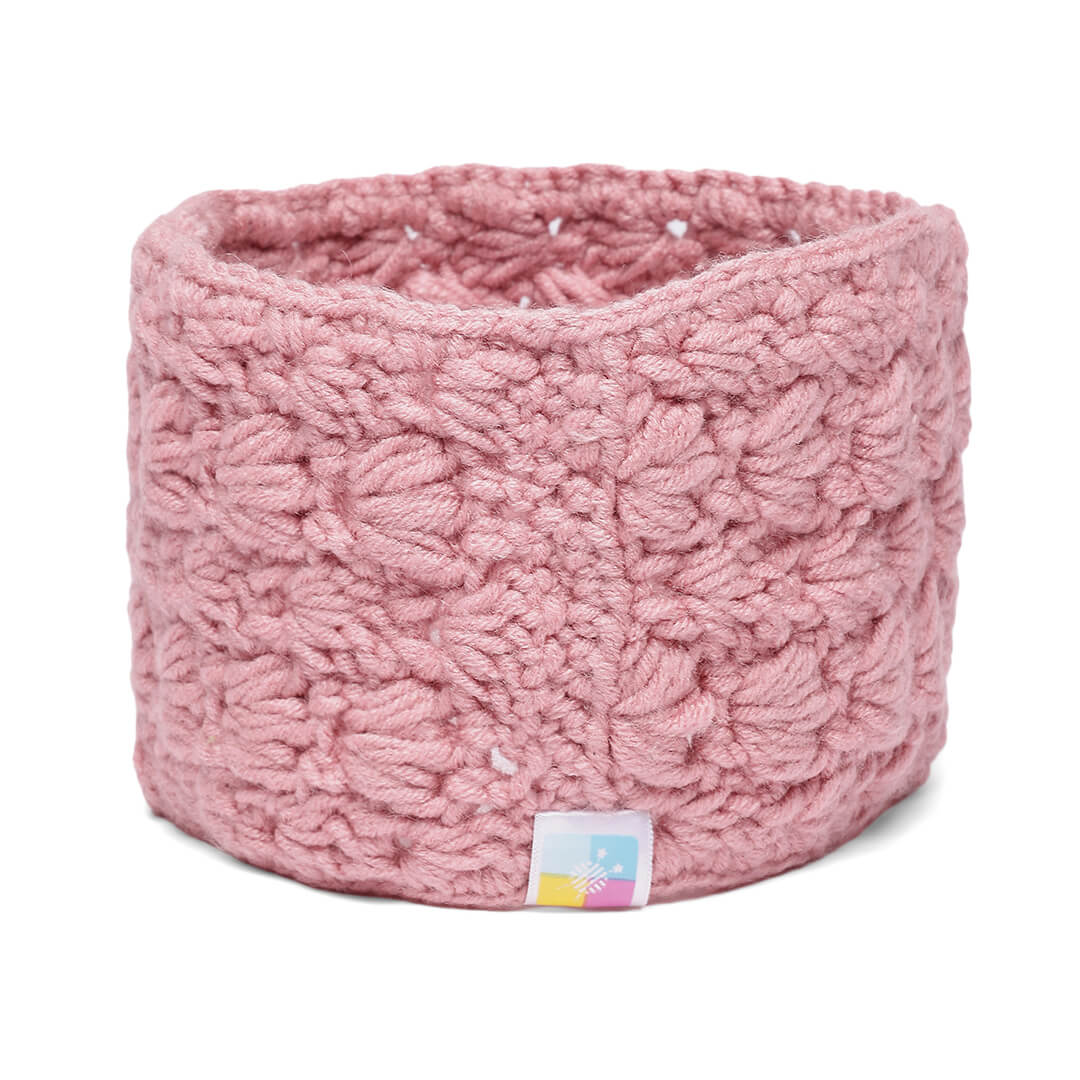 Handmade Crochet Designer Headband - Pretty Pink 10707