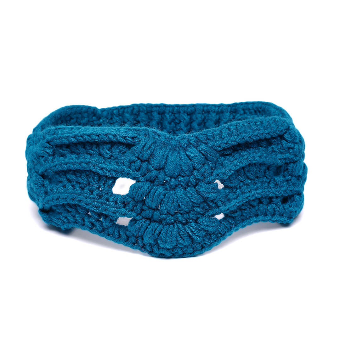 Handmade Crochet Designer Headband - Waterfall 10711