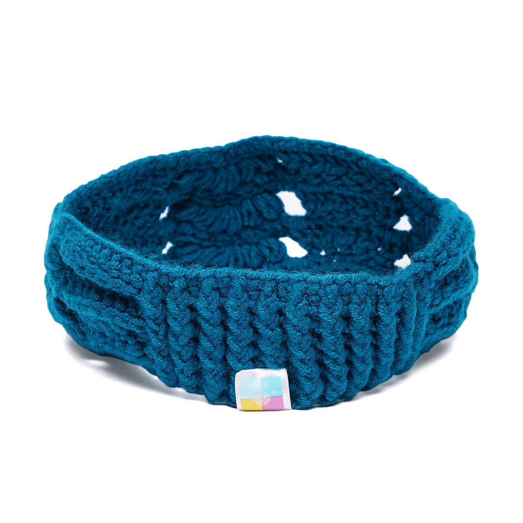 Handmade Crochet Designer Headband - Waterfall 10711