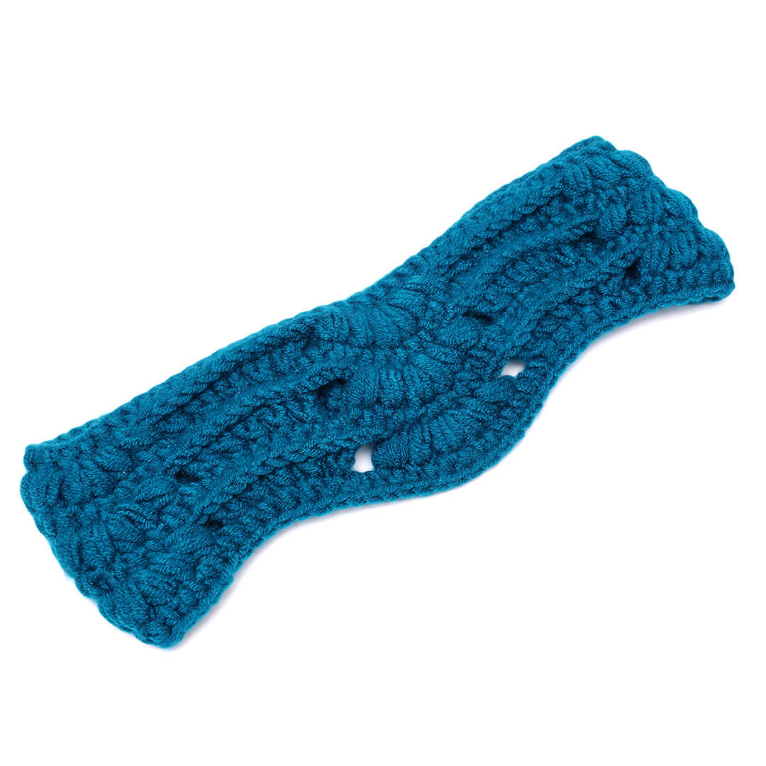 Handmade Crochet Designer Headband - Waterfall 10711