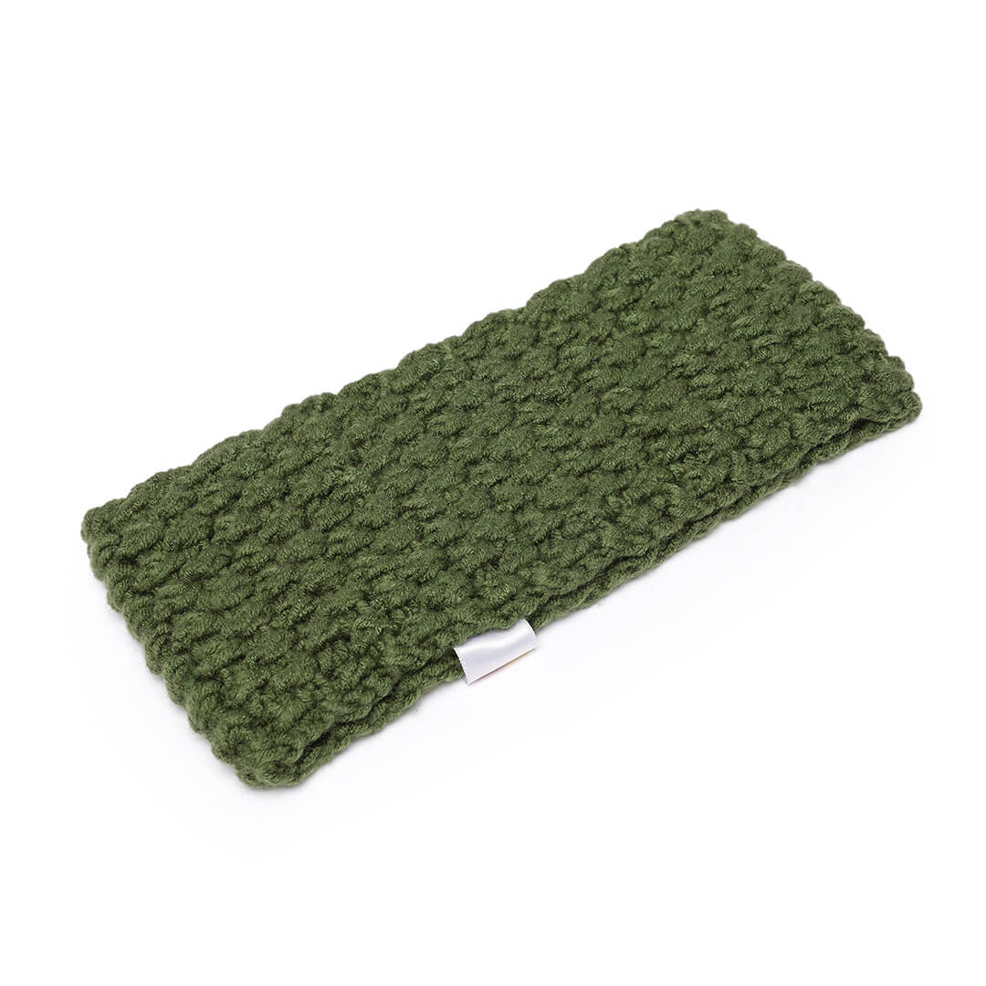 Handmade Crochet Designer Headband - Khaki 10713