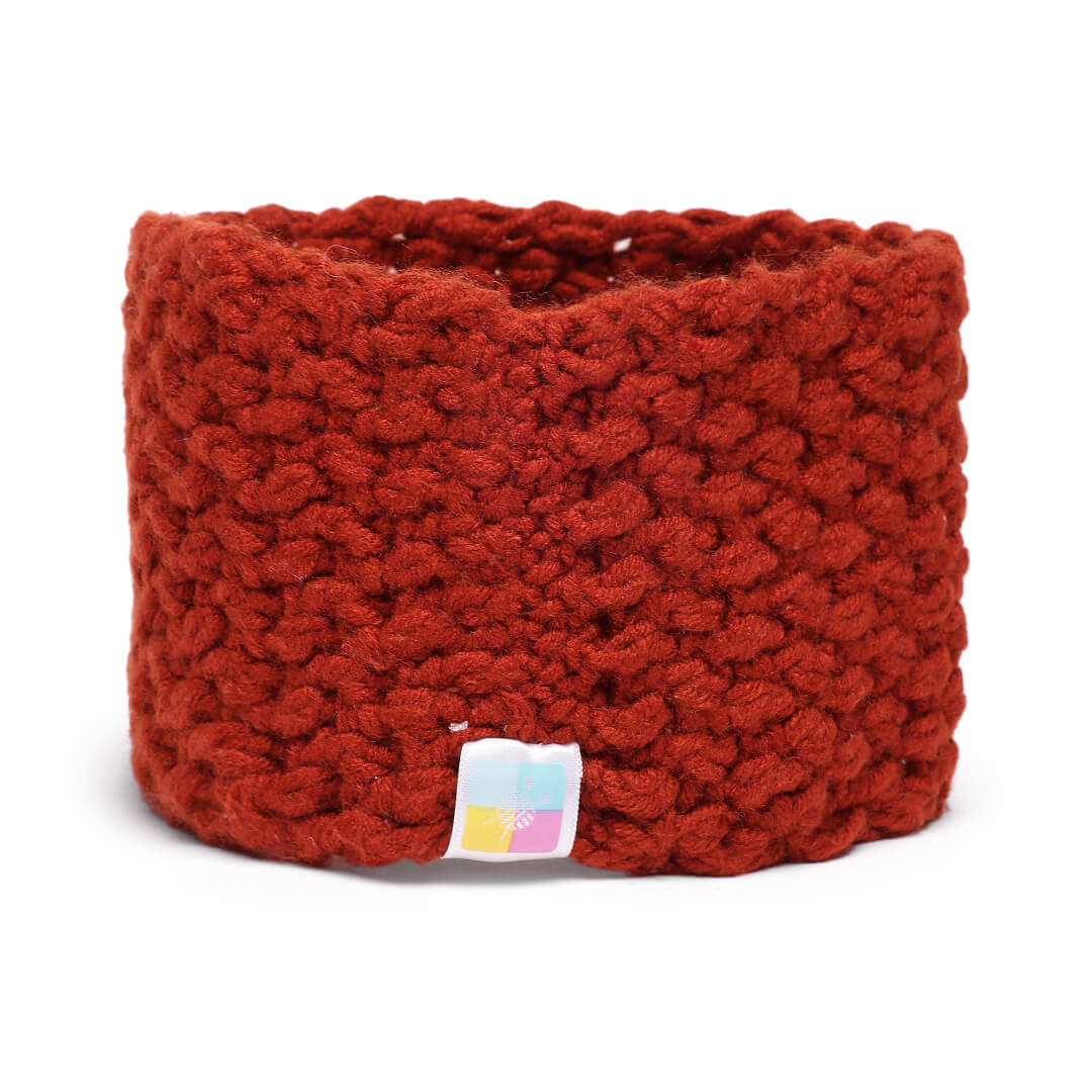 Handmade Crochet Designer Headband - Roof Tile 10715