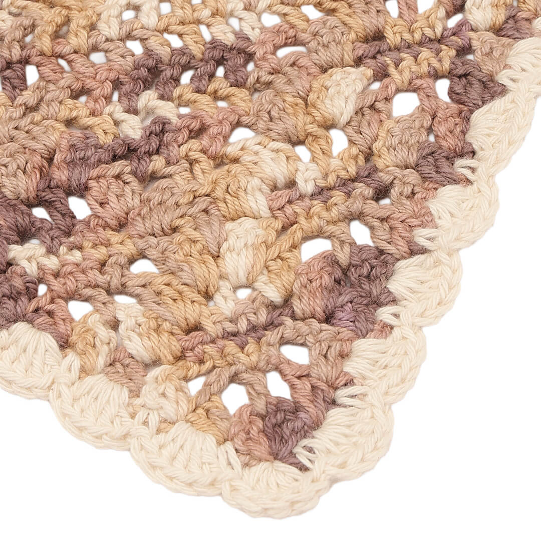 Crochet Bandana - Cream - 10726