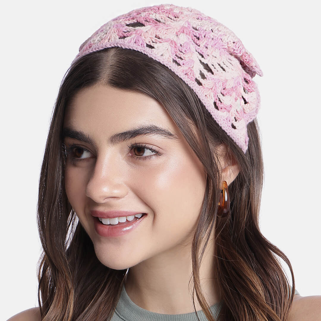 Crochet Bandana - Lavender - 10727