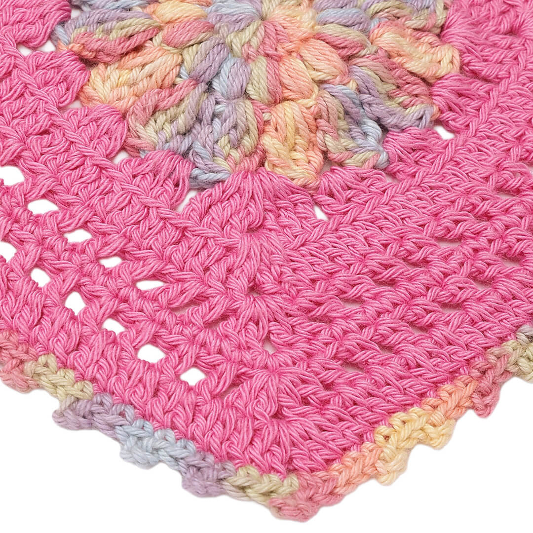 Crochet Bandana - Pink - 10729