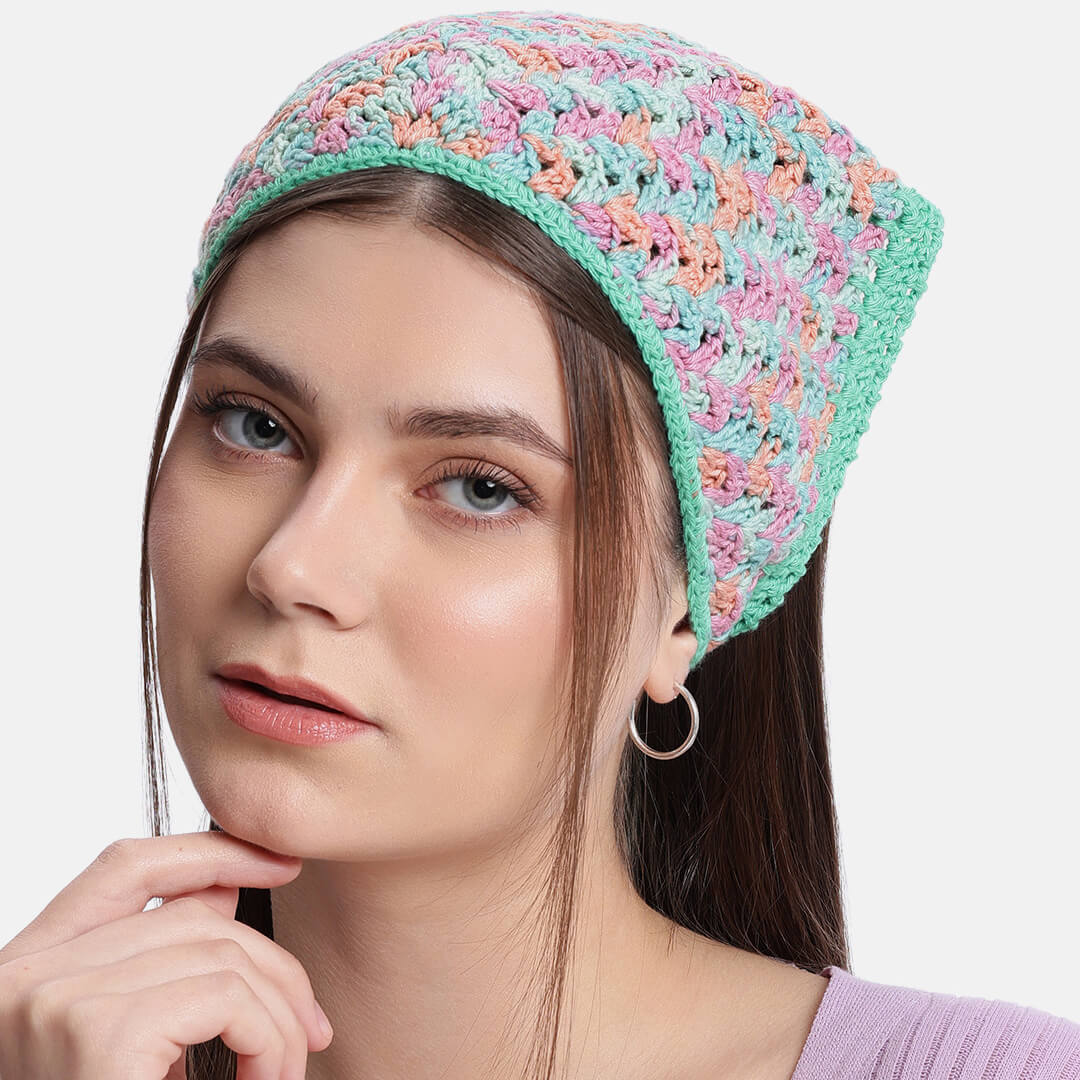 Crochet Bandana - Sea Green - 10730