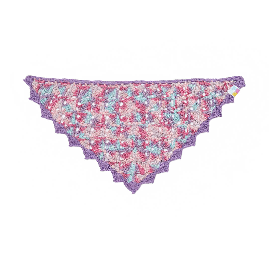 Crochet Bandana - Purple - 10731