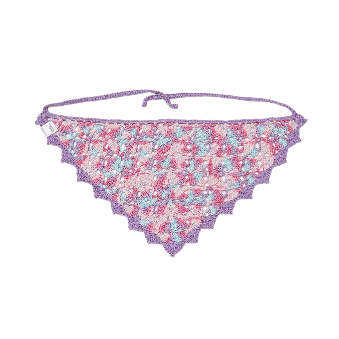 Crochet Bandana - Purple - 10731