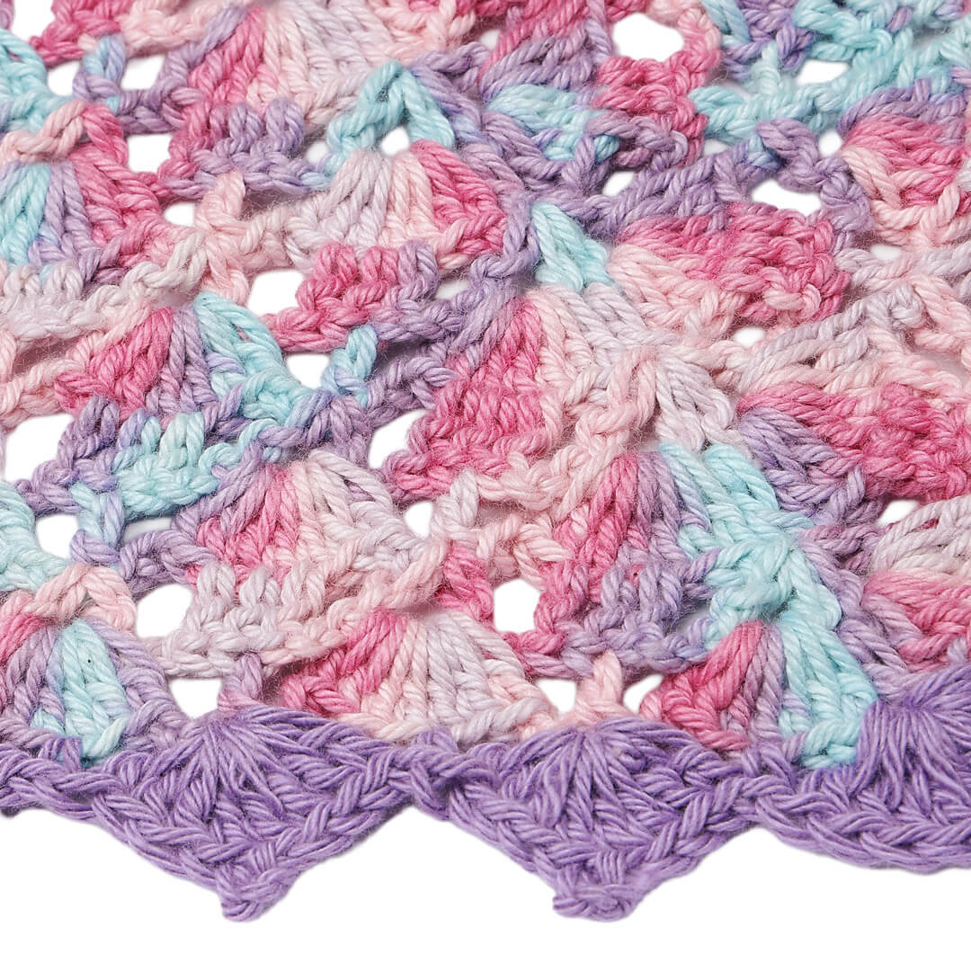 Crochet Bandana - Purple - 10731