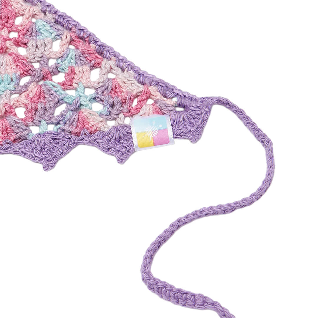 Crochet Bandana - Purple - 10731