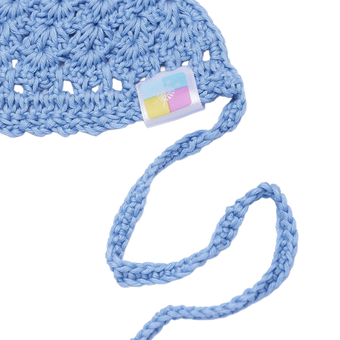 Crochet Bandana - Baby Blue - 10733