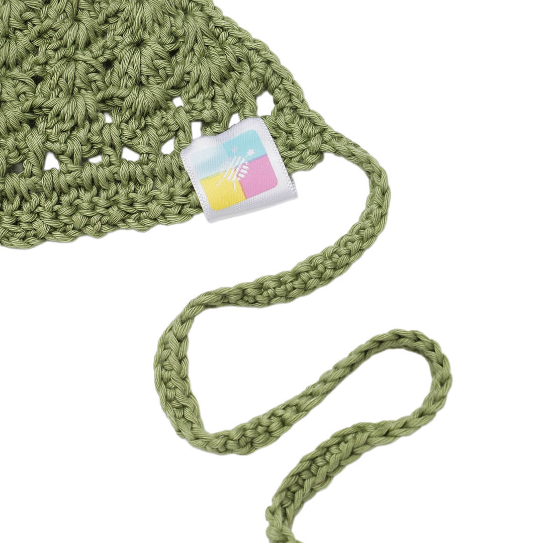 Crochet Bandana - Pale Green - 10734