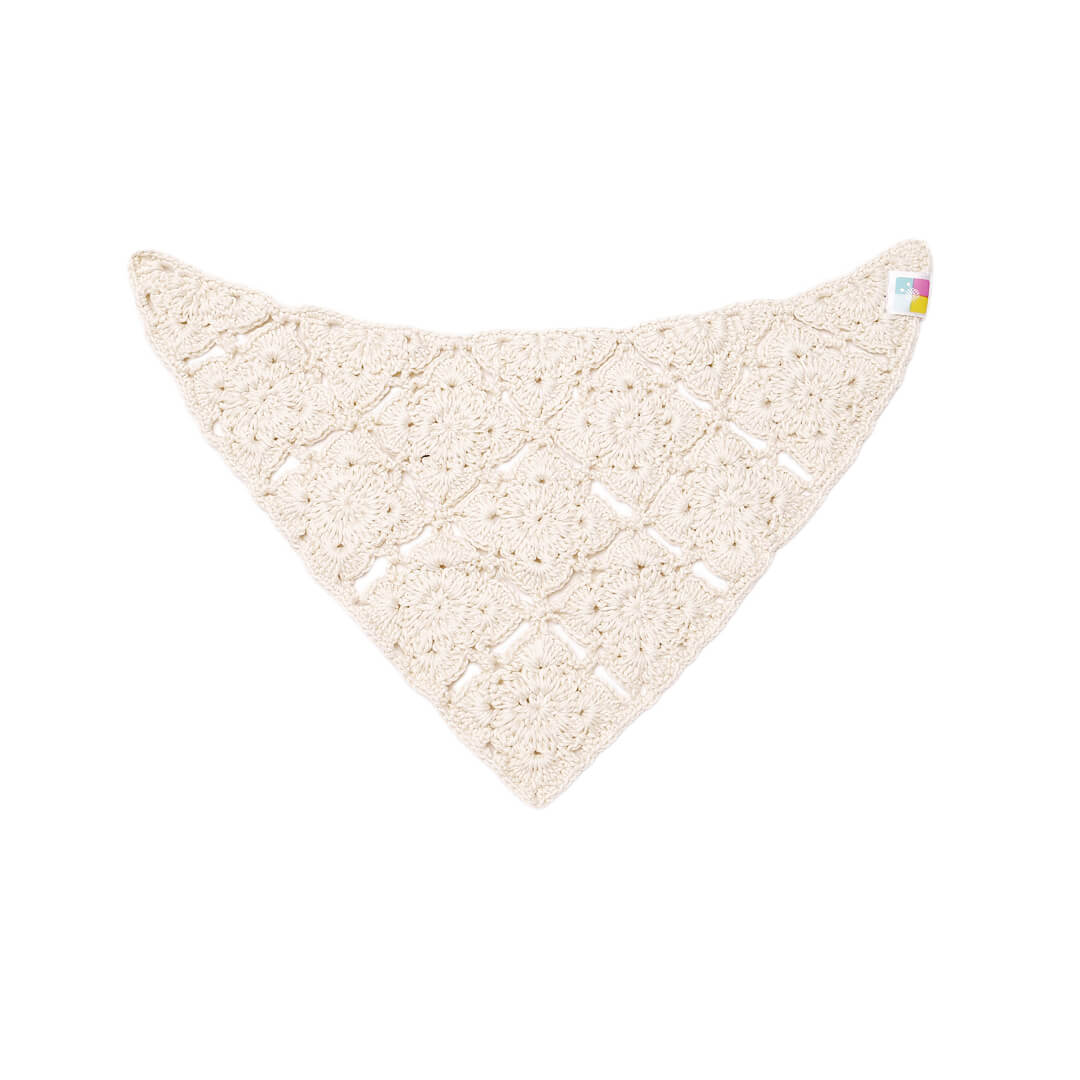 Crochet Bandana - Off White - 10735
