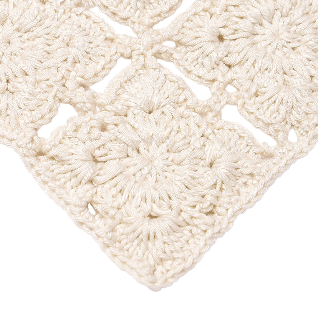 Crochet Bandana - Off White - 10735