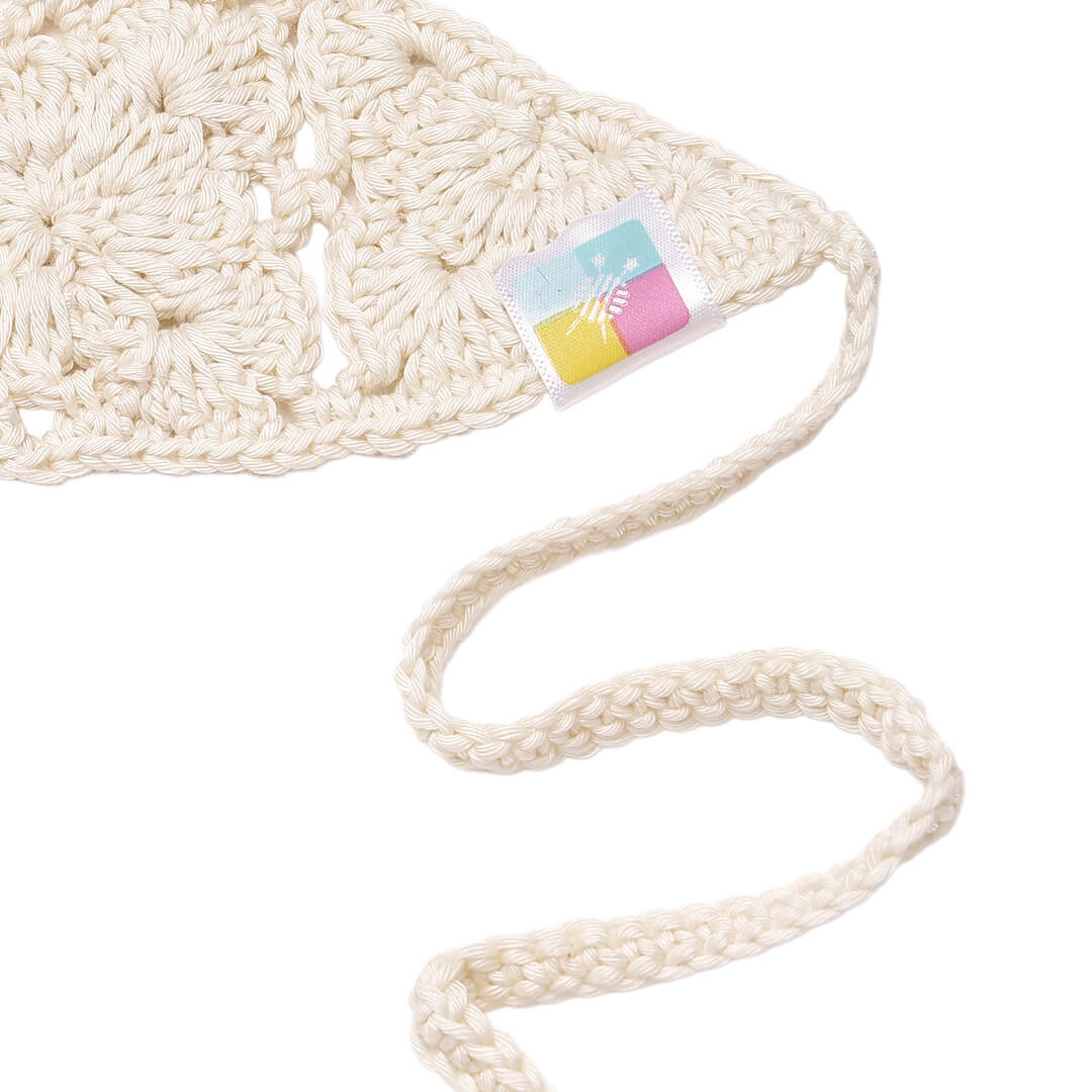 Crochet Bandana - Off White - 10735