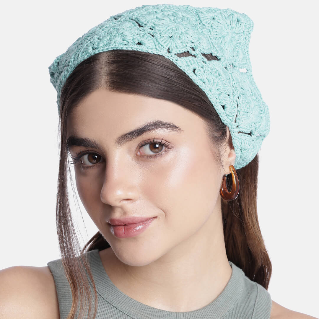 Crochet Bandana - Sea Green - 10737