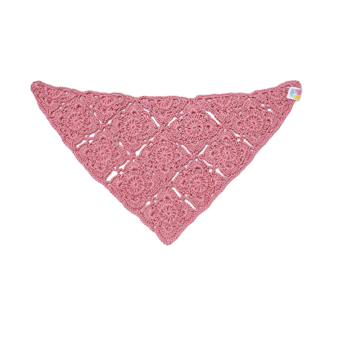 Crochet Bandana - Pretty Pink - 10738