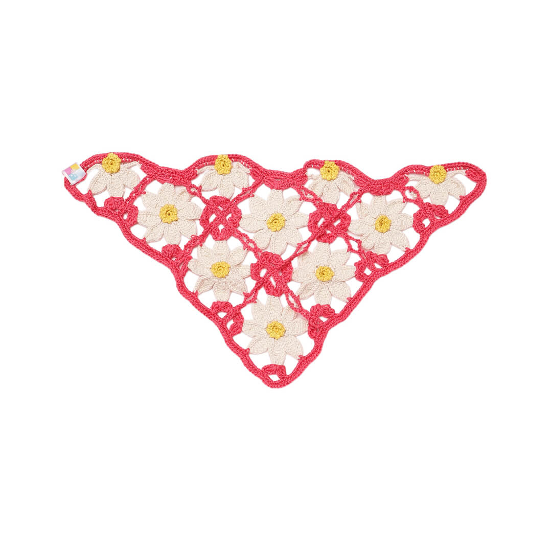 Crochet Bandana - Fuchsia - 10739