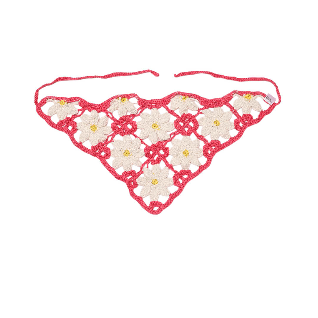 Crochet Bandana - Fuchsia - 10739