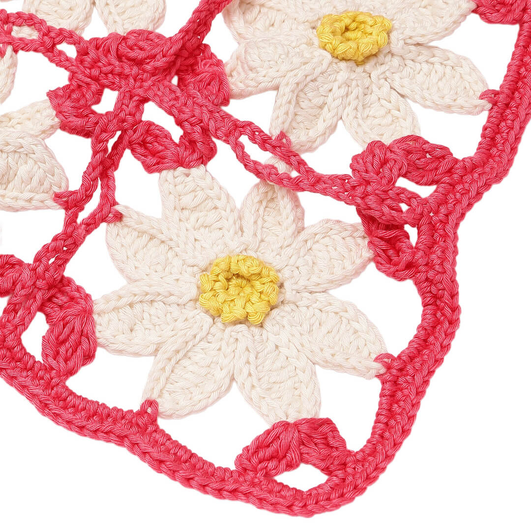 Crochet Bandana - Fuchsia - 10739