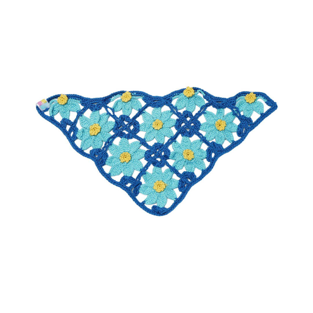 Crochet Bandana - Royal Blue - 10740