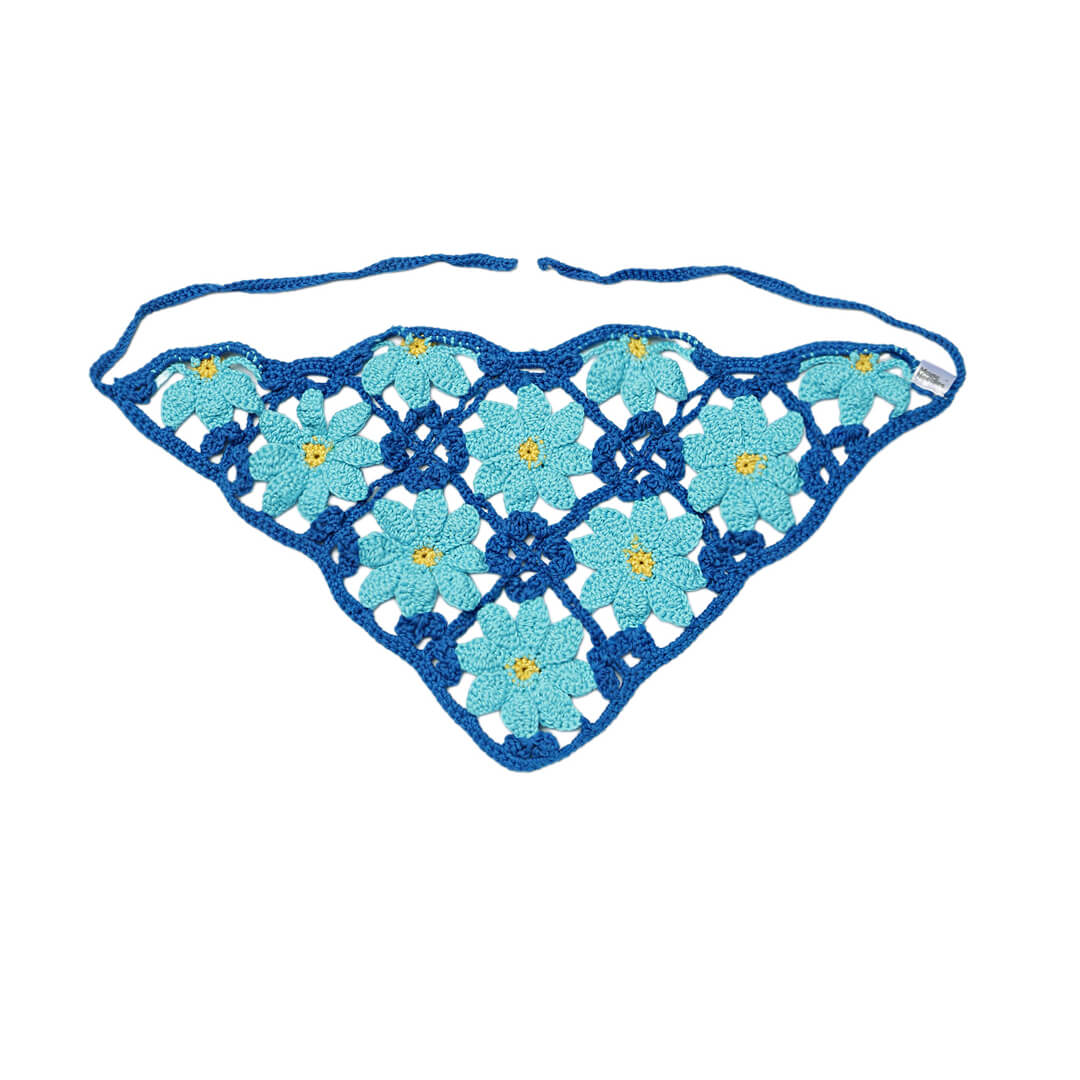 Crochet Bandana - Royal Blue - 10740