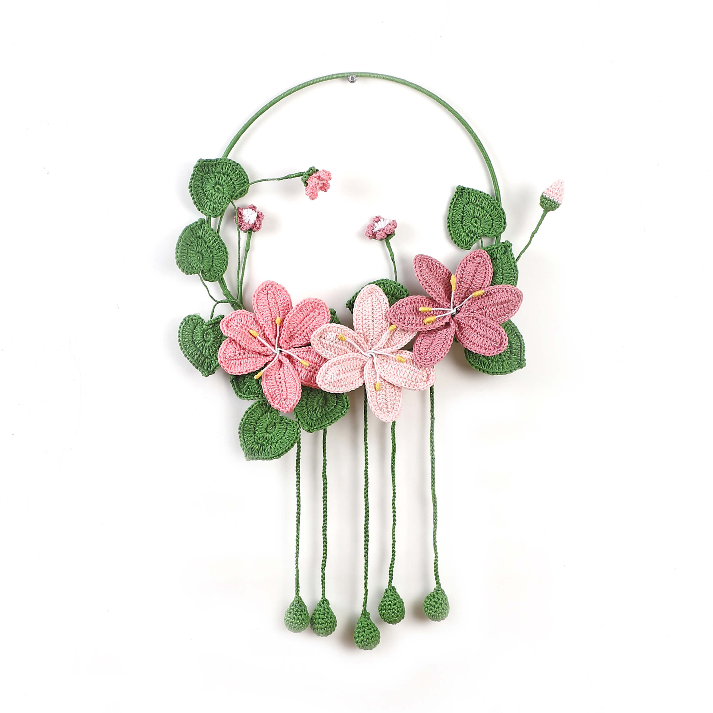 Blush Garden Handmade Crochet Wall Hanging