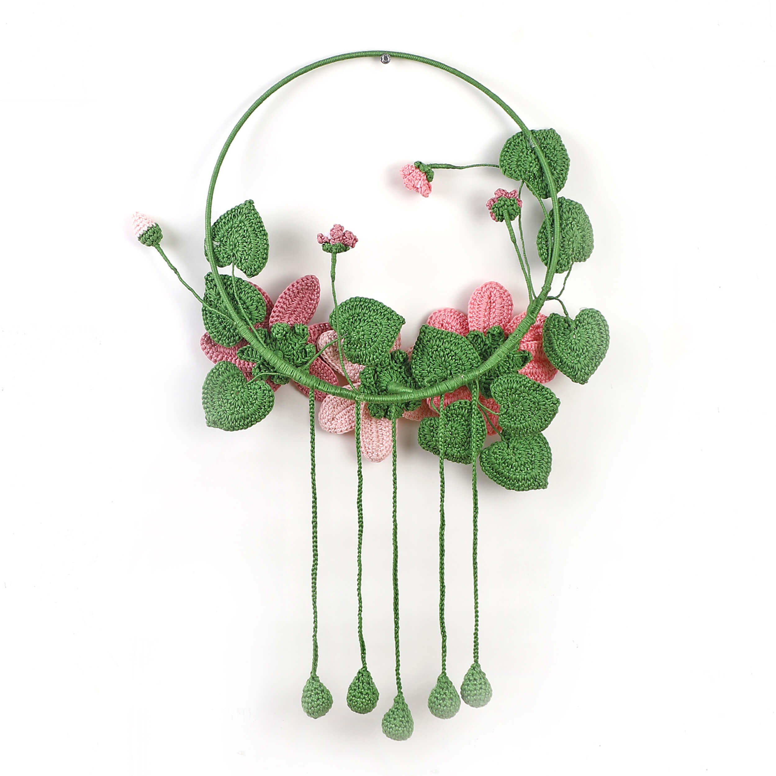 Blush Garden Handmade Crochet Wall Hanging