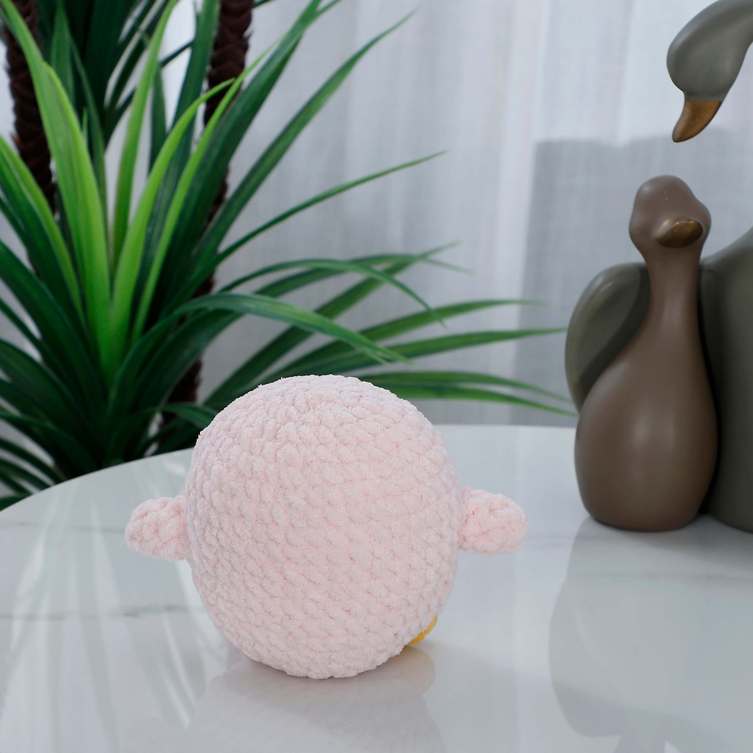 Handmade Amigurumi Penguin Plush Toy - Pink