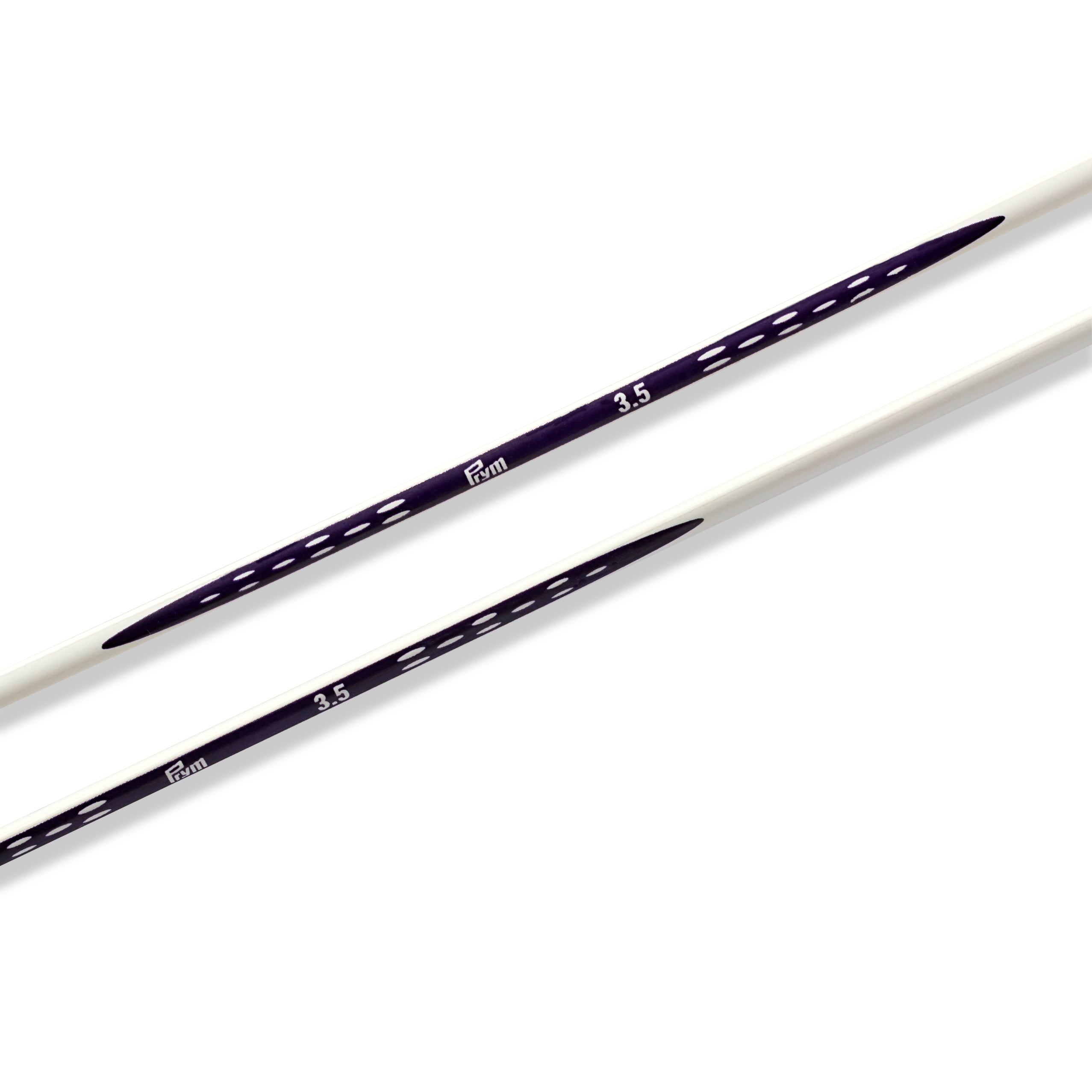 Single-Pointed Ergonomic Knitting Needles by Prym
